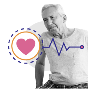 Photo of a man that is overlaid with a heart-shaped image